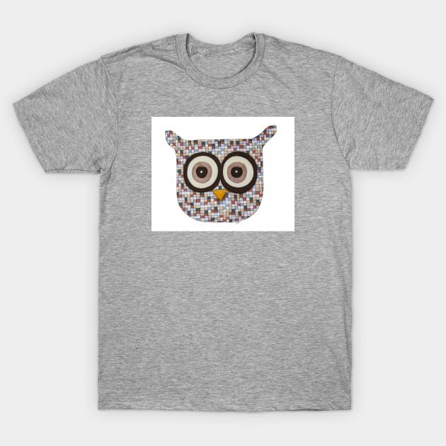 Tweed Owl T-Shirt by ErinBrieArt